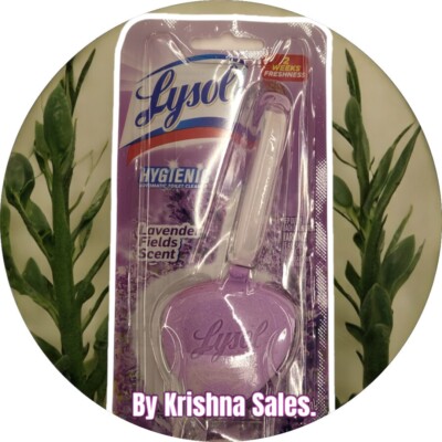 1 LYSOL HYGENIC Lavender Fresh Scent AUTOMATIC TOILET BOWL CLEANER BLUE CLIP ON