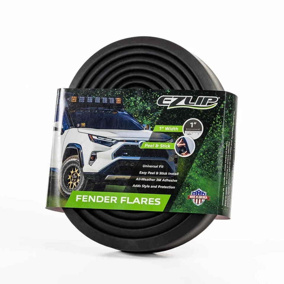 EZ Lip Fender Flares - Extensión de goma espuma flexible todoterreno de 1 pulgada para Dacia Foto 2 de 4