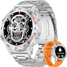 Smartwatch Hombre con Función Teléfono Modos Deportivos Impermeable Rastreador de Sueño Contador