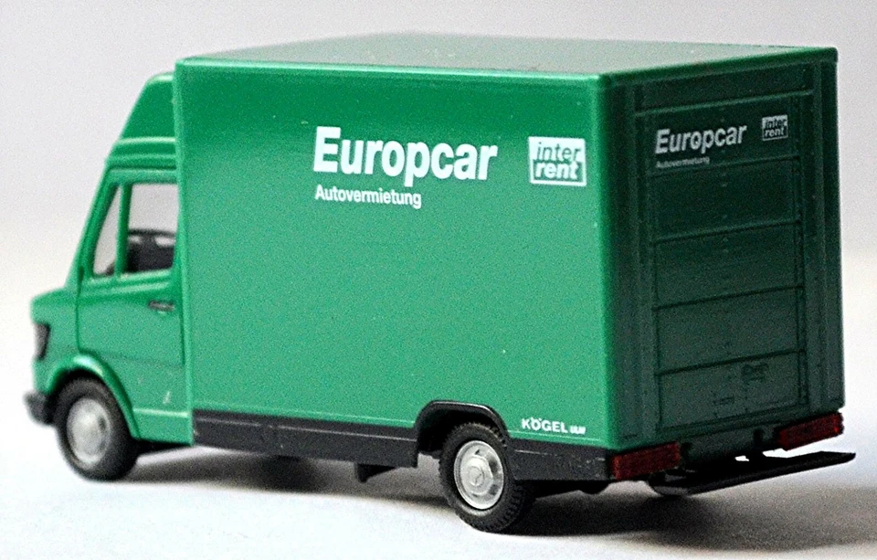 Mercedes Benz 310 D Transporter Europcar Autonoleggio 1:87 Herpa 042673 - Immagine 3 di 4