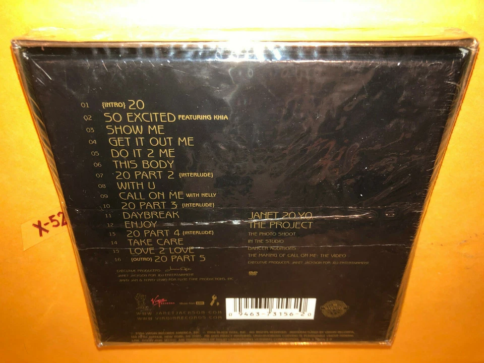 Janet Jackson 20 YO Special Edition CD w DVD Box Set w 48 page Photo Album Nelly - Image 4 of 4