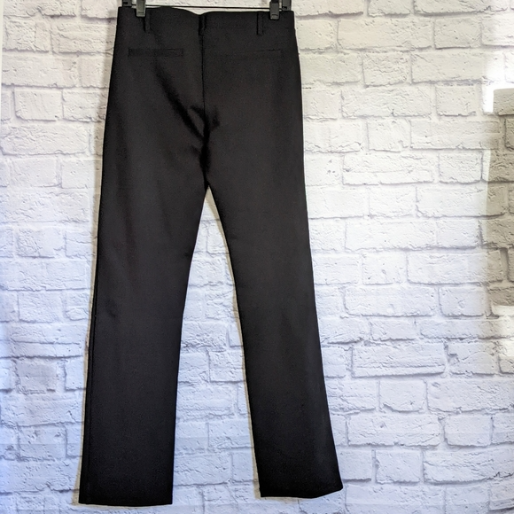 Betabrand Straight Leg Classic Dress Pants M Black Yoga Pants Office