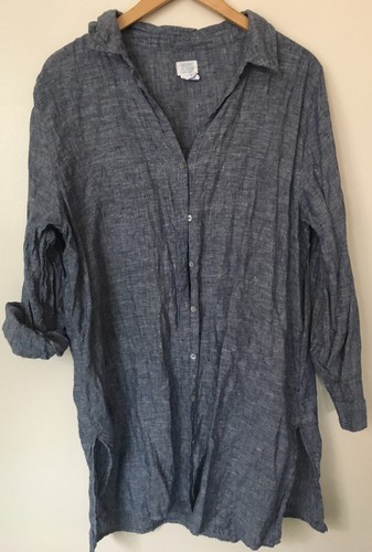 Sigrid Olsen 100% Linen Lagenlook 1X 