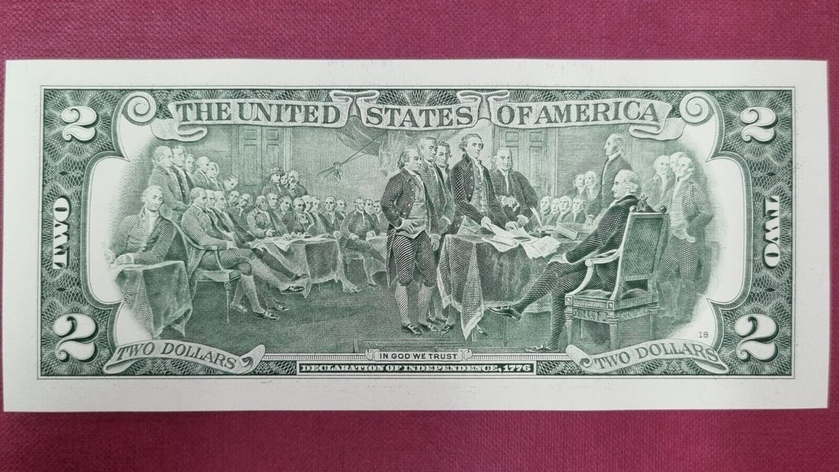 2009 Two Dollar Bill $2 Federal Reserve Note UNC LOW SERIAL