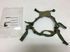 GENTEX ACH #ELMET 4 POINT REPLACEMENT CHIN STRAP WITH HARDWARE L/XL NEW MSA