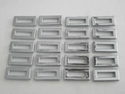 SET of 20 Chrome Peterbilt Switch Dash Light Indicator Covers 1-1/16 x 1/2 LOT