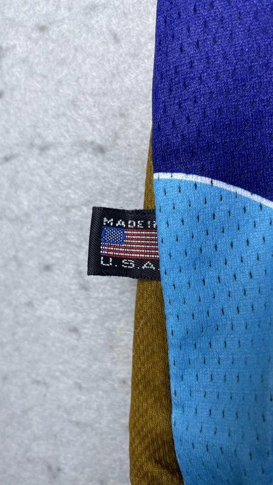 Cannondale 骑行服男式 XL 蓝色全拉链短袖美国制造全木质 — 第 4/4 张图片