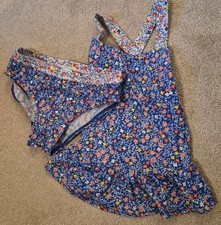 John Lewis Girls' 2-Piece Swim Set Age 8 Excellent Condition