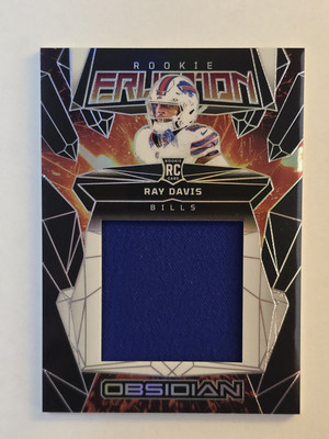 2024 Football Obsidian Ray Davis Rookie Patch RC Rookie Eruption #ERM-RDS