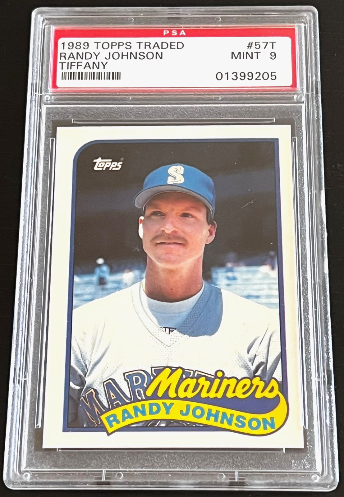 1989 TOPPS TRADED TIFFANY #57T RANDY JOHNSON PSA 9 ROOKIE - WE COMBINE SHIPPING