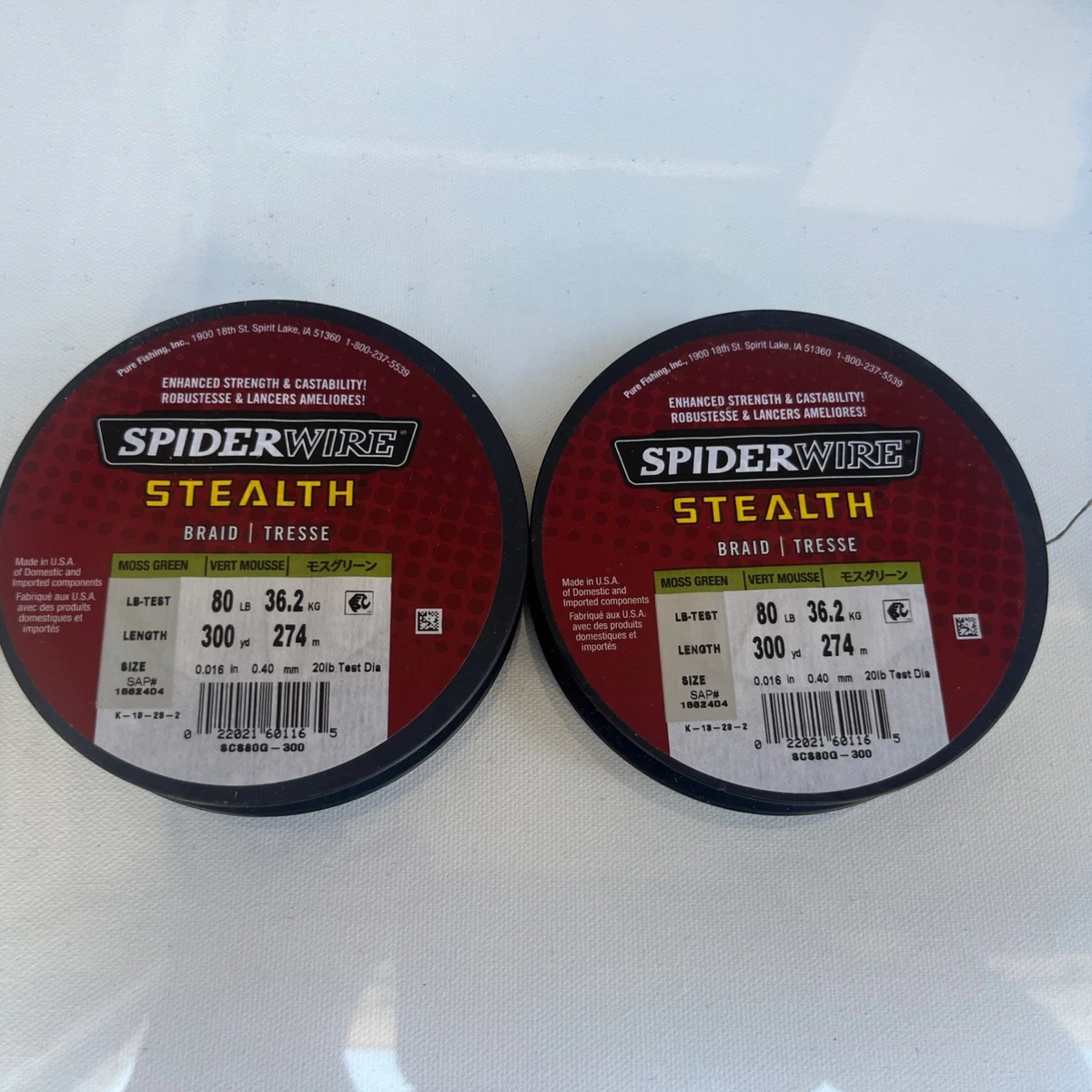 Las Mejores Ofertas En Spiderwire Líneas Y Líderes De Pesca | EBay