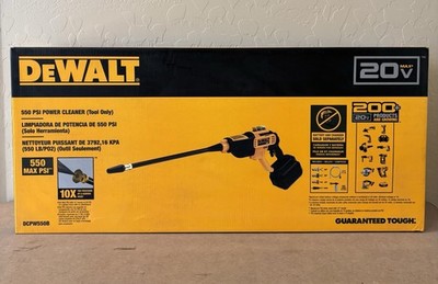 DEWALT 20V MAX Cordless Power Cleaner 550 PSI Black/Yellow DCPW550B
