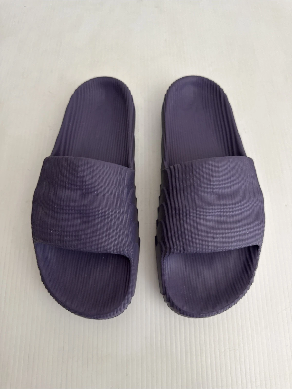 Adidas Adilette 22 Triple Tech Viola Sandali Slip On Slides HP6524 Uomo 13 US