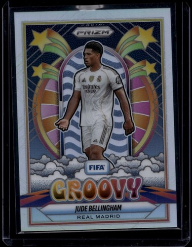 2025-26 Panini Prizm FIFA Soccer Jude Bellingham #1 Groovy