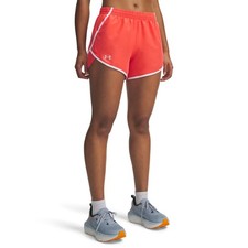 Under Armour UA Fly By 3'' Shorts - Venom L, Red / White / Reflective