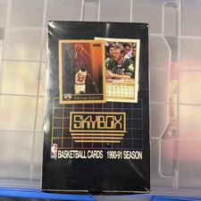 1990-91 NBA Skybox Series 1 Sealed Wax Box (36 packs)