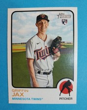 2022 Topps Heritage Griffin Jax RC #268 Minnesota Twins 
