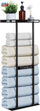 Towel Racks for Bathroom Wall Mounted, 30 Inch Bath Storage Towel Holder with Me