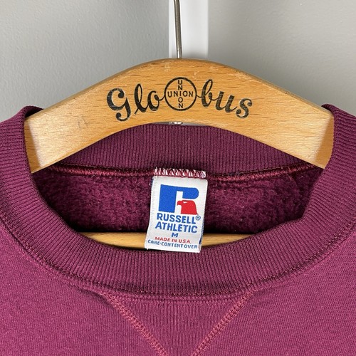 Vintage Russell Athletic Sweatshirt Size Medium Red Blue Gray Colorblock USA - Picture 6 of 6