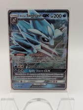 Alolan Sandslash GX - SM236 Holo Promo Sun & Moon Promo Pokemon LP on eBay