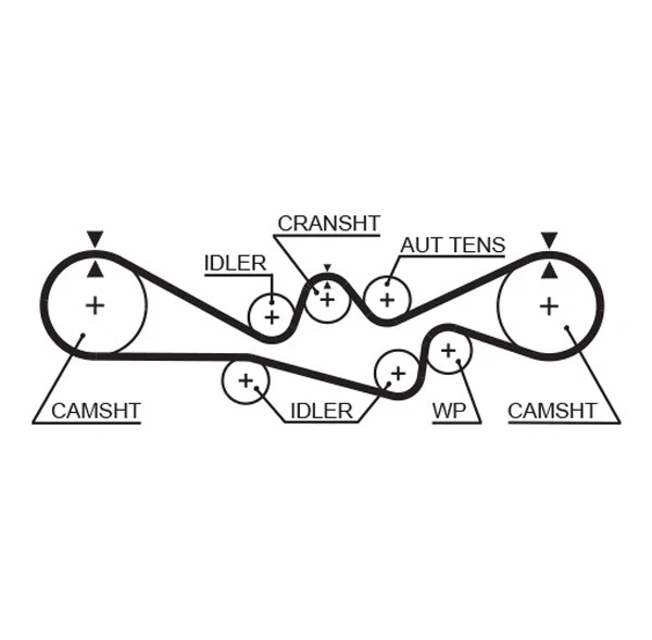 TIMING BELT KIT K015537XS FOR SUBARU OUTBACK LEGACY/V/Station/Wagon/IV/III/Mk - Image 3 of 4