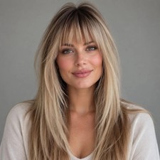 Human Hair New Fashion Womens Wonderful Long ...