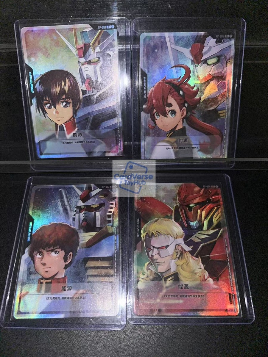 2025 Gundam Card Game Chinese Resource Tokens RP Promo Holofoil