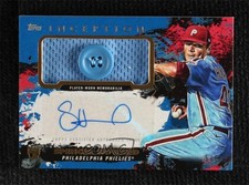 2021 Topps Inception Blue Button 5/6 Spencer Howard #APC-SH Patch Auto 0n64