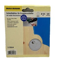 5X Schleifscheiben SchleifbläTter 125Mm K120 Klett FüR Holz Und Farbe 8-Loch