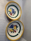 2 Stangl Fruit Vegetable Serving Bowls 8” And 10”