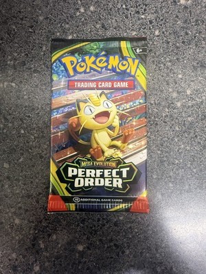 Pokémon TCG Mega Evolution Perfect Order Booster Pack English Sealed Random Art