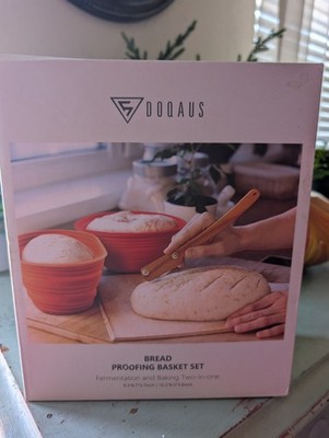    Bread Proofing Basket Set Sourdough Bread Baking Supplies 