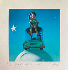 DIEGO SANTINI - “Guidati da una stella!” - Grafica Ritoccata A Mano- 19x19 cm