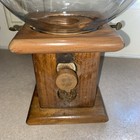 Vintage Peanut “Nuts” Dispenser Glass Globe Nut Candy Wooden Machine 14” Gumball — photo 7