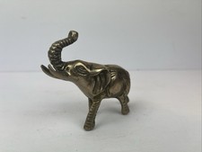 Small Vintage Brass Elephant Figurine