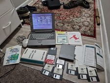Vintage Toshiba Satellite Pro 430CDT with lot of accessories
