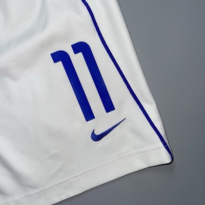 BRAZIL NIKE 2002 WORLD CUP SOCCER AWAY SHORTS #11 RONALDINHO SIZE