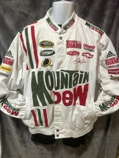 Dale Earnhardt Jr. Mountain Dew NASCAR racing jacket, produced by Chase