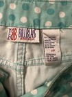 BILL BLASS JEANSWEAR LADIES PETITE GREEN WHITE POLKA DOT 5 POCKET CAPRIS Sz 14P — photo 5