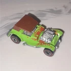1973 Sir Rodney Roadster Alternate GREEN Rare Flying Colors  Hot Wheels Redline