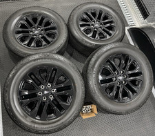 Ford 20 F-150 Lariat Black Oem Wheels Tires Rims Platinum Limited Tremor Tpms