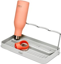 DrySmart Folding Water Bottle Drying Rack Space-Saving Draining Board Organizer