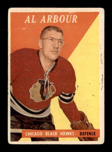 Al Arbour #64 1958 Topps card