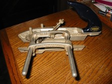 Aratro vintage originale Record 050C aereo in legno made England strumento funzionante stanly