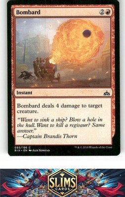 Magic the Gathering MTG Rivals of Ixalan Bombard #93 Buy 2 Get 1
