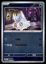 Bergmite 023/086 Common Chaos Rising Pokemon Reverse Holo Near Mint