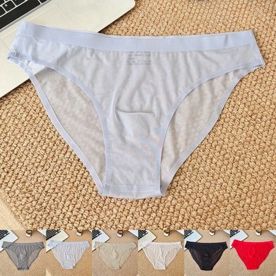 Herren Eis Seide Slip Nahtlose Konstruktion Schnelltrocknend und 3D Anatom Tasche