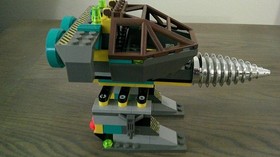 Rock Raiders: The Chrome Crusher (4970) 100% Complete w Minifigures & Manual