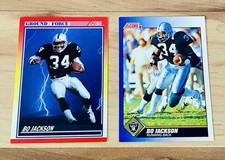 Bo Jackson 1991 Score Ground Force Rifleman Lot Football Cards Vintage NM