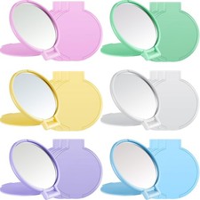 18 Pieces Compact Mirrors Bulk, Mini Folding Pocket Mirrors for Purse, Small ...
